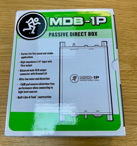 Mackie mdb passive - mdb-1p, di