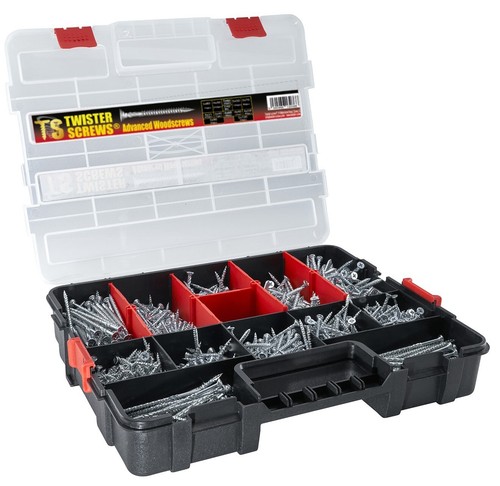 Twister screws 1280pcs multi - 1280pcs,