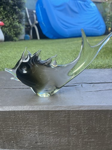 Vintage murano glass angelfish - vintage,