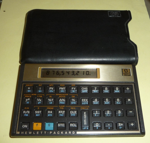 Vintage hewlett packard 12c - vintage,