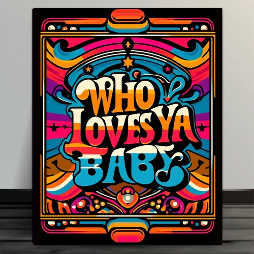 Funny kojack retro who loves - funny,