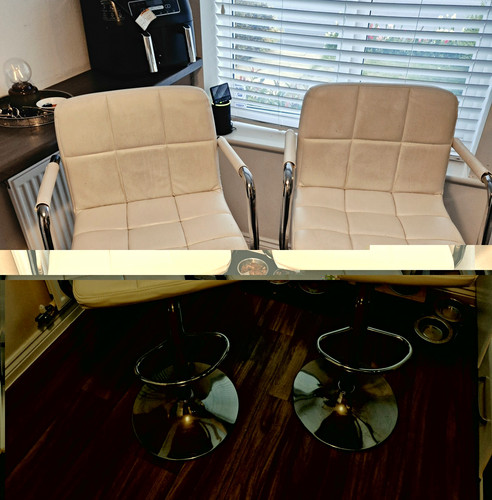 Set white swivel - of, 2