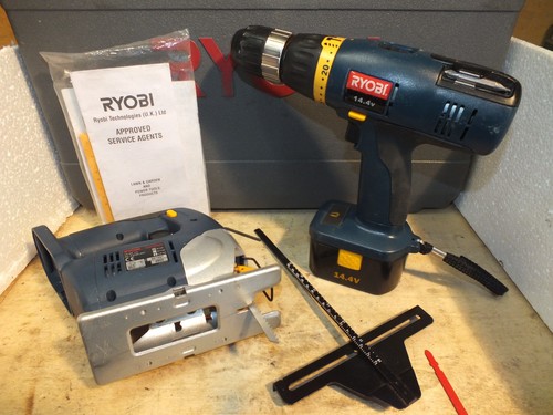 Ryobi drill jig saw both - &,
