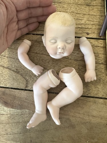 Vintage procelain baby doll - vintage,