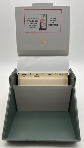 Vintage redi file - vintage, recipe