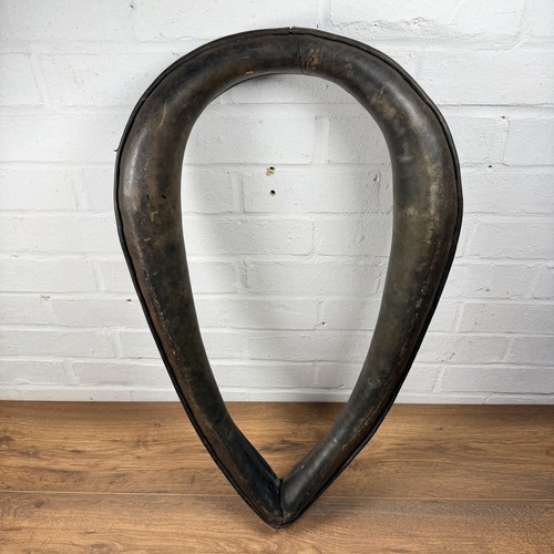 Vintage leather horse collar - vintage,