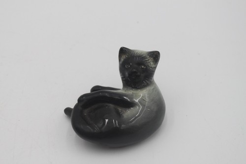 Sylvac grey siamese cat figure - grey,