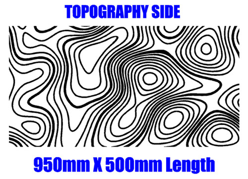 Topography sheet stickers - sheet,