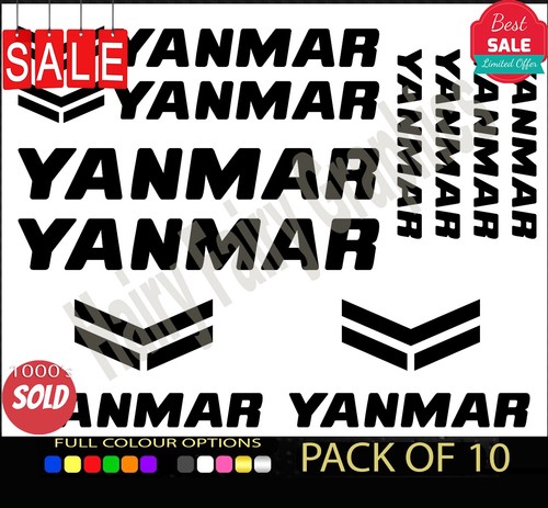 Yanmar engine decal motorboat - yanmar,
