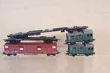 JOUEF PLAYCRAFT RAKE of 5 SNCF DB FLAT GOODS & BRAKE VAN WAGON om