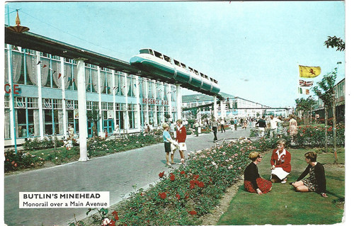 Butlins holiday camp monorail - butlins,