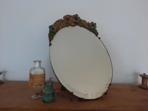 Vintage barbola mirror circa - vintage,