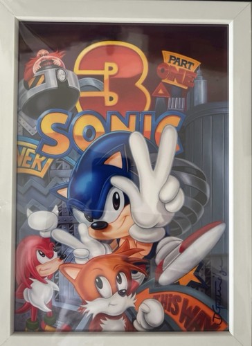 Sonic the hedgehog - 3, signed