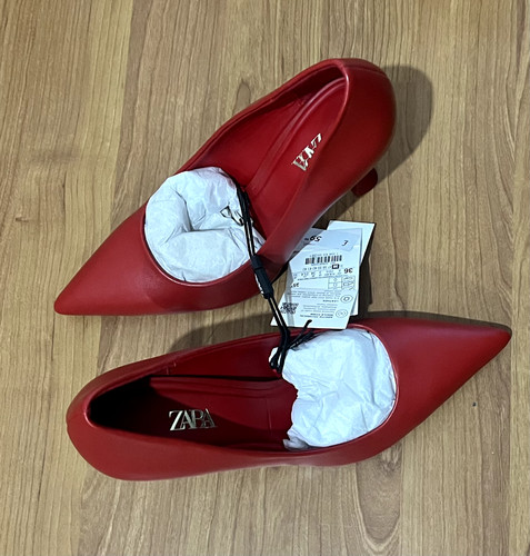 Zara women leather - women's,