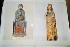 2 x Metropolitan Museum of Art Prints 1924 Madonna & Child Virgin Mary 32x24cm