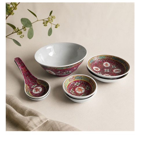 Vintage chinese porcelain - vintage, rice