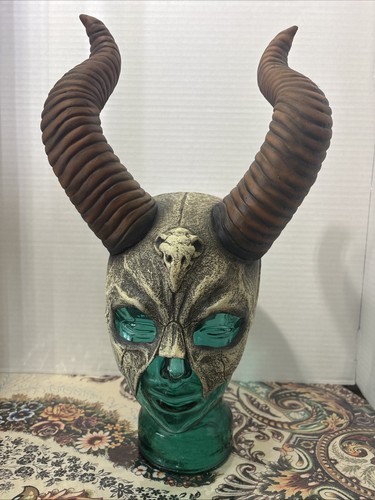 Vintage evil horned demon - evil,