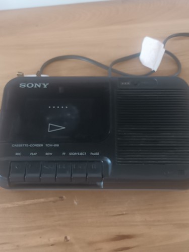 Vintage sony cassette corder - sony, cassette-corder