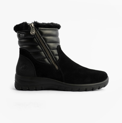 Rieker womens faux leather zip - rieker,
