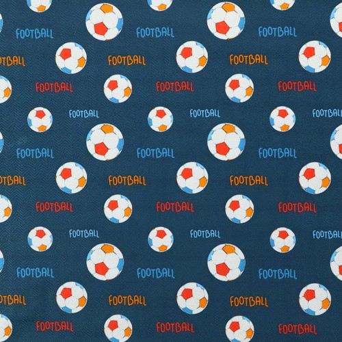 Blue football upholstery - blue,