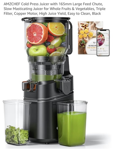 Amzchef cold press juicer - amzchef,