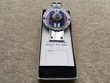 SCARCE 1950s ROYAL CORPS OF TRANSPORT J.R.GAUNT LONDON UNUSED CAR BADGE&ORIG BOX