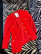 Stunning Rare Red Wool Chanel
