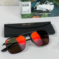 Maui Jim Keokea MJ447-04T Polarized Sunglasses Red Tortoise HCL Bronze