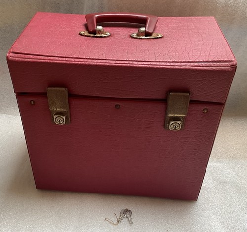 Vintage red record - vintage, storage