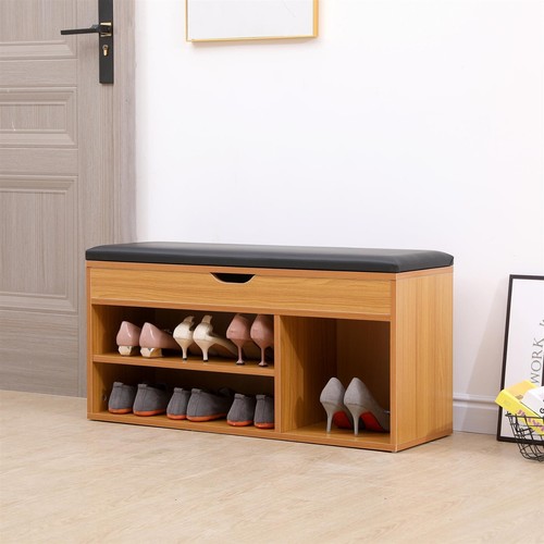Shoe bench hallway - hallway, wooden