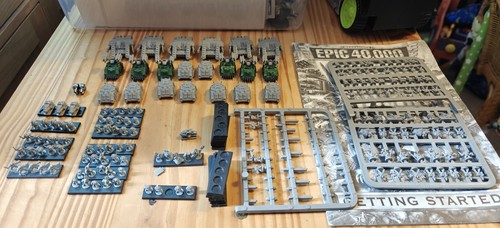 Epic 40k space marines army - army,