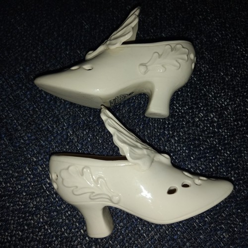 Pair royal creamware - pair,