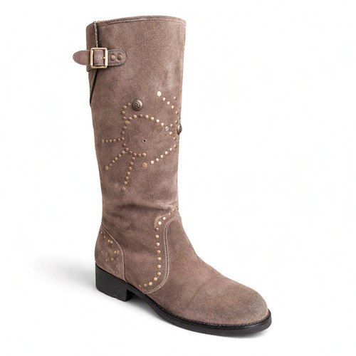 Ash ladies tan suede side - tan,