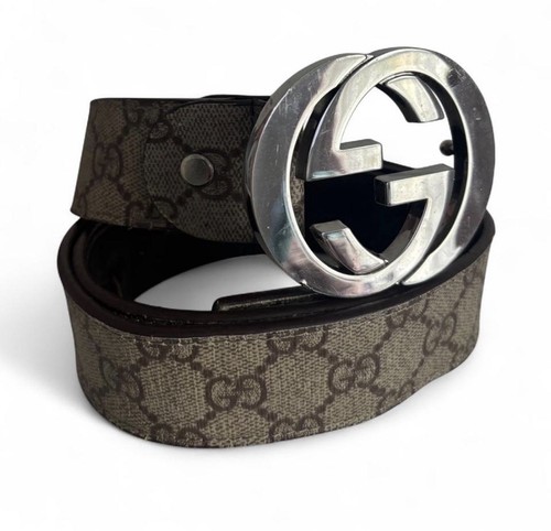 Gucci belt with pattern - gucci,