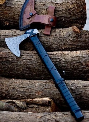 Hand forged black damascus - hand,