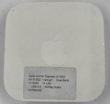 Apple AirPort Express A1392 Dual-Band Wi-Fi Router - Working