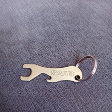 Saab metal Keyring