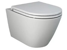Hanging Toilet RAK Ceramics Feel, Rimless, Matt, White, NO TOILET SEAT - N