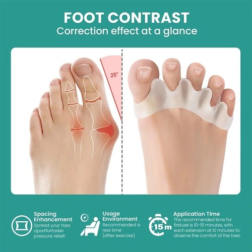 Silicone toe spacers and - silicone,
