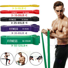 Resistance Bands Exercise Sports Loop Fitness Home Gym Yoga Latex Set Or Singles