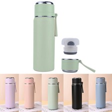 Stainless Steel Vacuum Flask Set Thermal Bottle for Hot & Cold Drinks