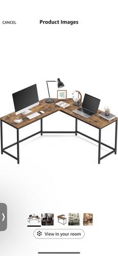 Wooden style corner desk with - wooden,