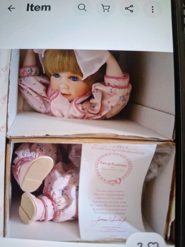 Porcelain doll new - new,