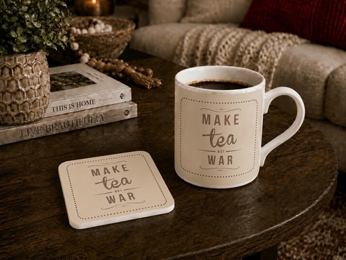 Bone china mug - bone, and