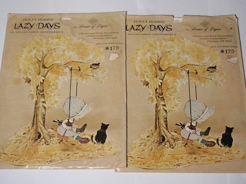 Lot vtg holly hobbie lazy - 2,