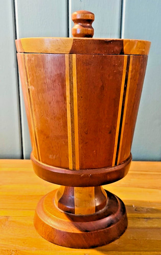 Vintage 1960s inlaid wooden - vintage,