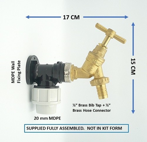 Mdpe compression wall plate - mdpe,