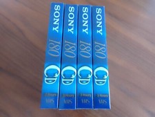 New Sony VHS Blank Video Tapes