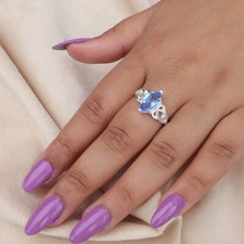Natural Tanzanite Gemstone 925