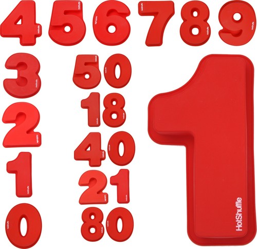 Large silicone number - number, cake